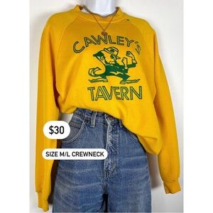 Cawley's Tavern Crewneck Sweatshirt Size M/L
